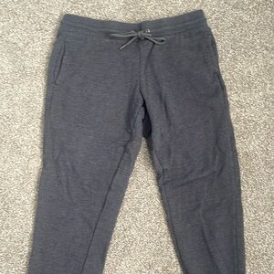 Grey jogger sweatpants